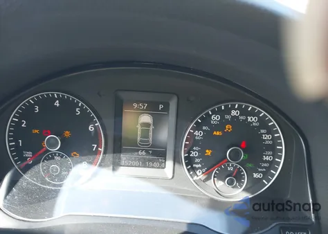 2014 Volkswagen Eos Sport z USA, uszkodzony, nr VIN WVWBW8AH9EV005668